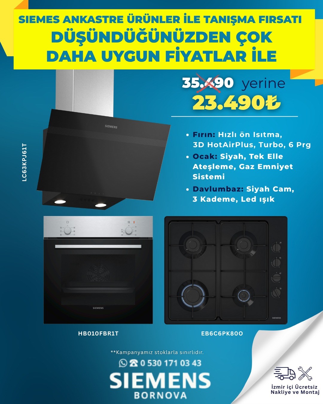 Siemens ile Ankastre Ürünlerle Tanışma Fırsatı!