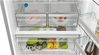 iQ500 Alttan Donduruculu Buzdolabı 193 x 70 cm Siyah