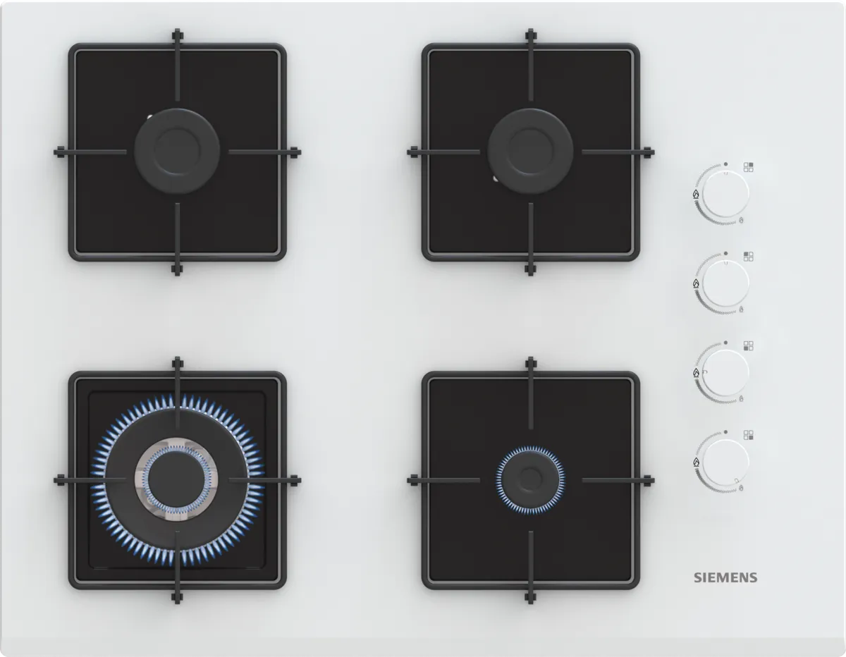 Siemens EO7C2HP30O Beyaz Cam Ankastre Ocak