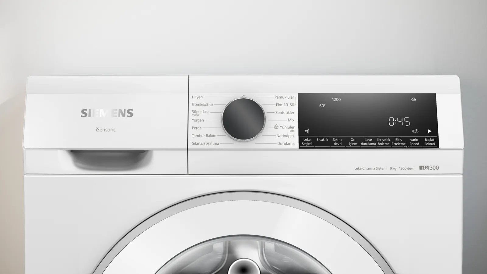 Siemens WG42A2X3TR 1200 Devir 9 kg Çamaşır Makinesi